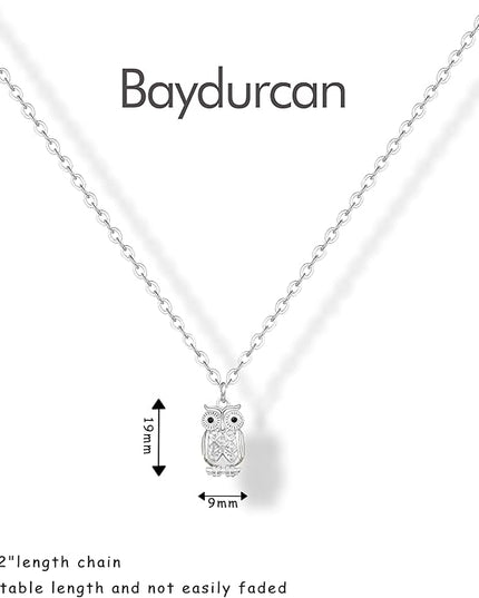 Baydurcan Pendant Necklace for Women Evil Eye Ankh Bow Necklace for Friends Sister Birthday Just Because Christmas Gifts