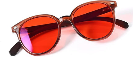 Blue Light Blocking Glasses for Computer/Gaming/Mobile Video - Reduce Eye Strain & Improve Sleep for Men and Women