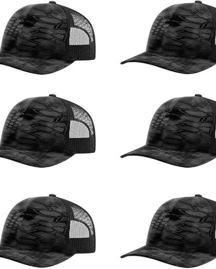 Richardson 112 Classic Six-Panel Adjustable Snapback Trucker Cap | Bulk Packs Available