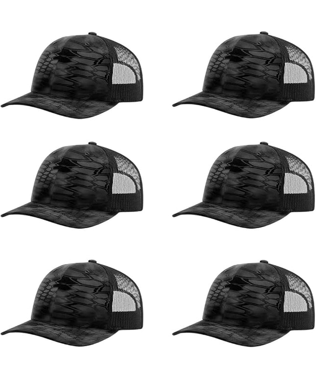 Richardson 112 Classic Six-Panel Adjustable Snapback Trucker Cap | Bulk Packs Available