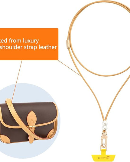 leather phone strap-leather phone wrist strap 2-in-1 Dual-purpose removable