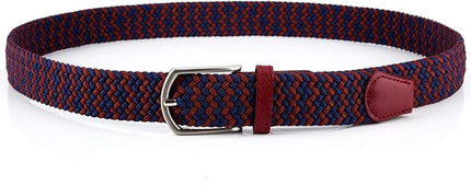 Braided Canvas Woven Elastic Stretch Belts for Men/Women/Junior with Multicolored