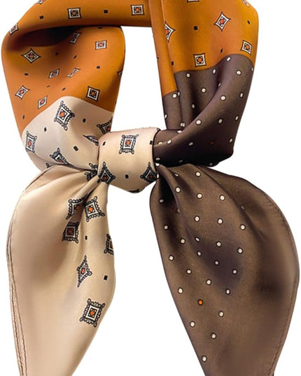 Dailyacc Hair Bandanas Scarf For Women Lightweight Fashion Neck Silk Satin Head Scarves For Sleeping Handbags Scarf