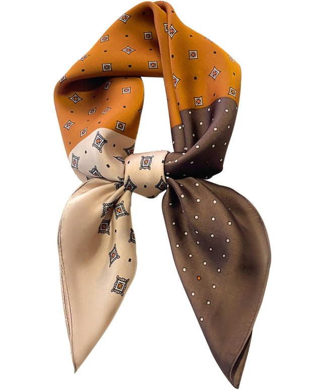 Dailyacc Hair Bandanas Scarf For Women Lightweight Fashion Neck Silk Satin Head Scarves For Sleeping Handbags Scarf