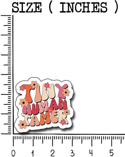 (3Pcs) Tiny Human Tamer Sticker, Decorate Books Laptop Phone Water Bottles Kindles Stickers Tumbler Sticker Waterproof Vinyl Decorate Sticker 3" Inch