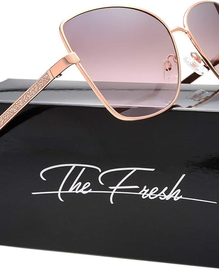 The Fresh Classic Crystal Elegant Women Beauty Design Sunglasses Gift Box