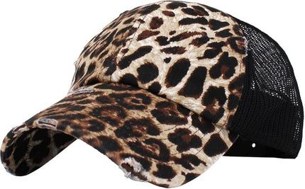 KBETHOS Vintage Washed Distressed Cotton Dad Hat Baseball Cap Adjustable Polo Trucker Unisex Style Headwear