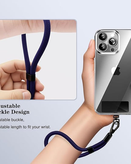 Phone Lanyard, 2 Pack Adjustable Cell Phone Lanyard Hand Phone Wrist Strap with Tether Tabs for Smartphones