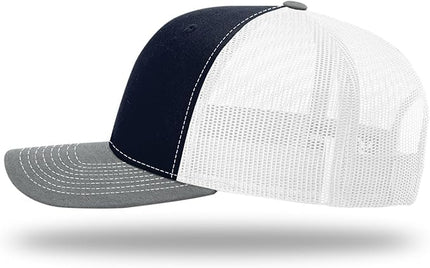 Richardson 112 Trucker Hat - Premium Adjustable Snapback Hat - Structured Six Panel Richardson Blank Caps