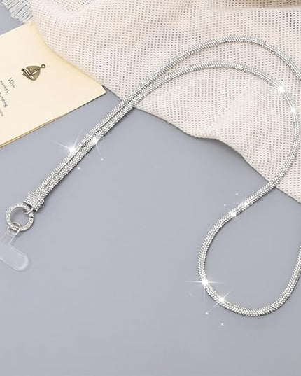 2Pcs Phone Crossbody Lanyard and Wrist Strap, Universal Cell Phone Lanyard Strap with 2Tether Tab