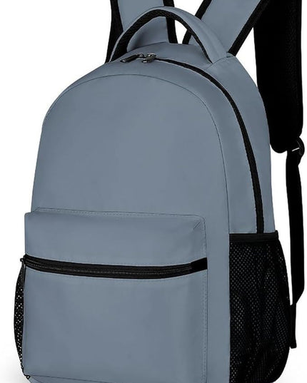 Fashion Slate Gray Backpack Lightweight Large Capacity Laptop Daybag for Travel Work