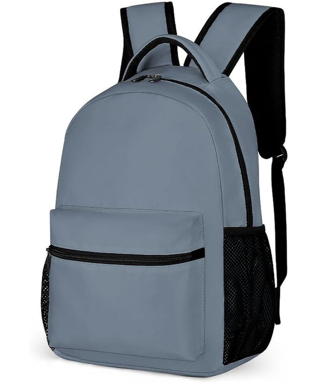 Fashion Slate Gray Backpack Lightweight Large Capacity Laptop Daybag for Travel Work