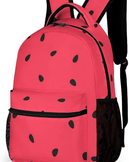 Fashion Watermelon Heart Backpack Lightweight Large Capacity Laptop Daybag for Travel Work