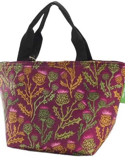 ECO CHIC Insulated Lunch Bag - Waterproof, Reusable Office Lunch Tote Bag for Women & Men - Durable Cooler in Cute Colorful Designs - Ideal for daily lunching
