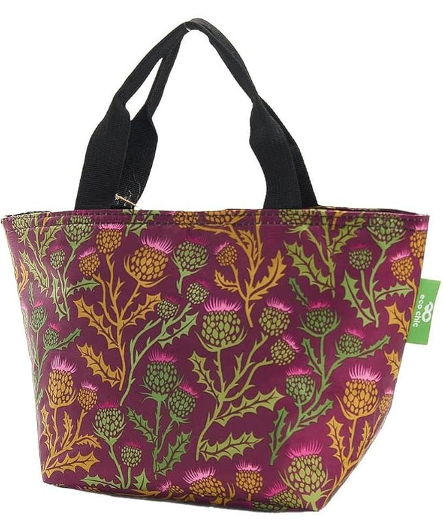 ECO CHIC Insulated Lunch Bag - Waterproof, Reusable Office Lunch Tote Bag for Women & Men - Durable Cooler in Cute Colorful Designs - Ideal for daily lunching