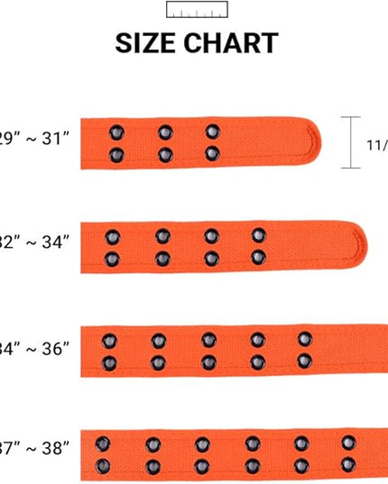 Boxed Gifts Parquet Casual Canvas Belt - Double Hole, Double Grommets for Men & Women