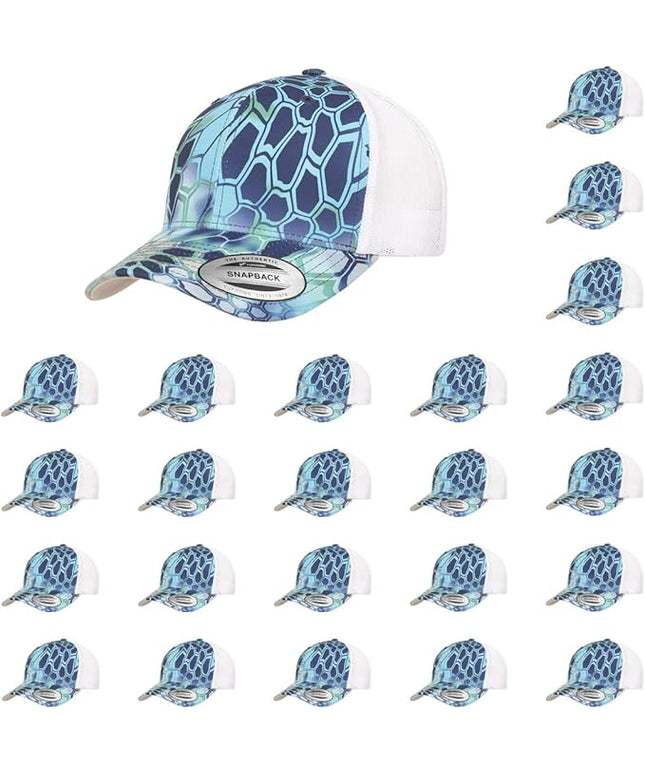 Yupoong Classic Premium Mesh 6 Panel Retro Trucker Cap | Mid Profile Snapback | OSFA | Bulk Pack Available