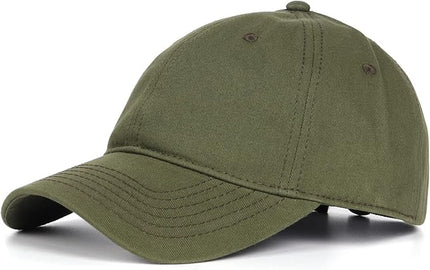 Zylioo XL XXL Oversize Baseball Cap, 100% Cotton Adjustable Dad Hat for Big Heads 23.5"-25.5", Soft Crown Large Size Cap