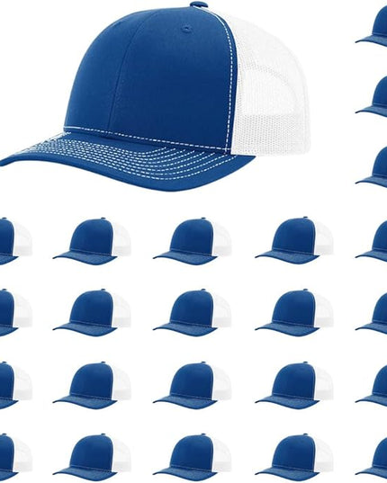 Richardson 112 Classic Six-Panel Adjustable Snapback Trucker Cap | Bulk Packs Available