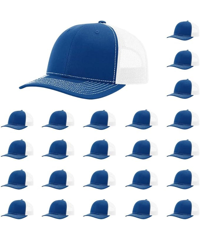 Richardson 112 Classic Six-Panel Adjustable Snapback Trucker Cap | Bulk Packs Available