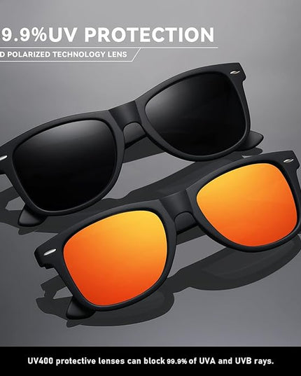 Polarized Sunglasses Womens Men - Sun glasses Fashion Trendy Driving Fishing UV Blocking UV400 Protection
