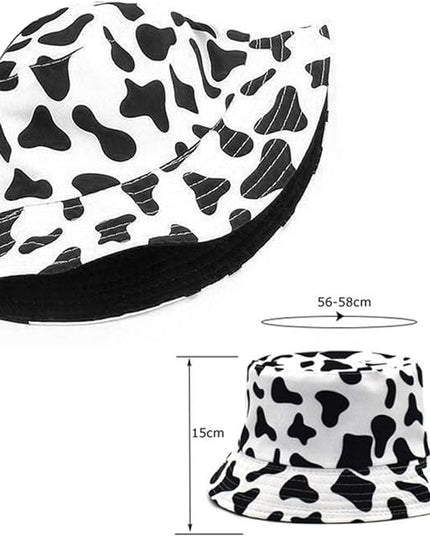 Malaxlx Unisex Bucket Hat Beach Sun Hat Aesthetic Fishing Hat for Men Women Teens, Reversible Double-Side-Wear
