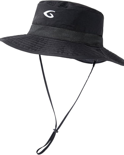 Oversized XL XXL Waterproof Sun Hat for Big Heads Mesh Bucket Hat Wide Brim Adjustable Packable Hiking Beach Fishing