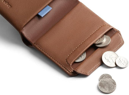 Bellroy Coin Wallet (Slim Coin Wallet, Bifold Leather Design, Holds 4-8 Cards, Magnetic Closure Coin Pouch)