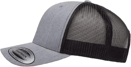 Yupoong Classic Premium Mesh 6 Panel Retro Trucker Cap | Mid Profile Snapback | OSFA | Bulk Pack Available