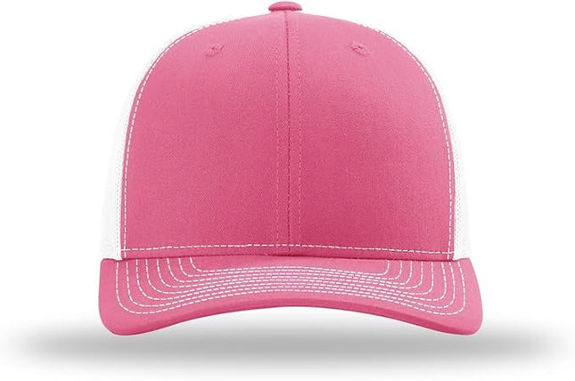 Richardson 112 Trucker Hat - Premium Adjustable Snapback Hat - Structured Six Panel Richardson Blank Caps