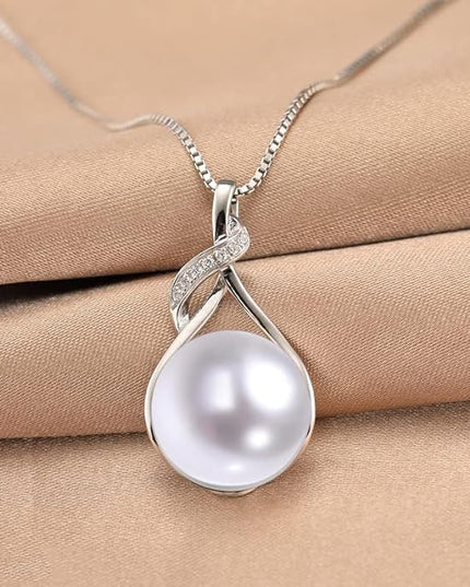 Pearl Necklace, Gifts for Women Wife, Mothers Day Gifts for Mom Wife Women Girlfriend Her on Valentines Day Gifts for Her Gifts Wedding Anniversary Christmas Day Gifts Birthday Day Gifts Jewelry