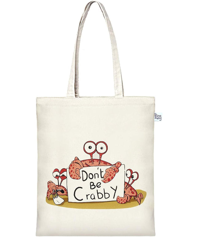 Ecoright Tote Bag for Women with Zipper, Small Tote Bag, Canvas Bag, Reusable Cotton Bag for Beach, Grocery, School & Work