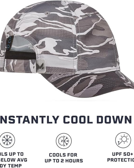 MISSION Cooling UPF Performance Hat - Unisex One Size Cap for Workouts, Golf & Running - Sweat & Water Activated Technology