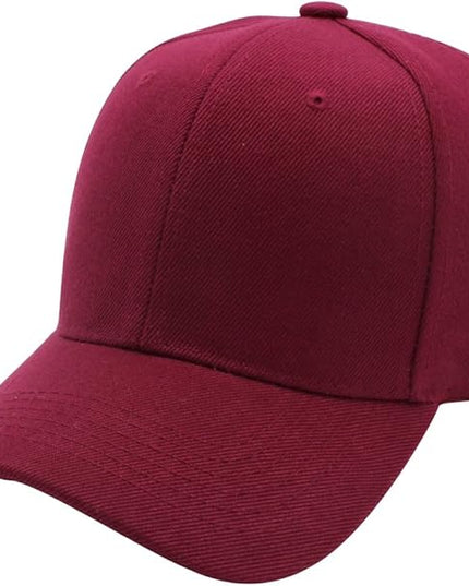 Top Level Baseball Cap Men Women - Classic Adjustable Plain Hat
