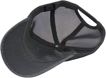 Comfy Vintage Trucker Baseball Hat- M/L/XL/XXL Women Men Unstructured Washed Dad Cap | Snapback | Soft Crown | Soft Mesh
