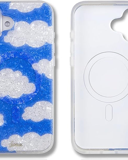 Sonix Case for iPhone 16 Plus | Compatible with MagSafe | 10ft Drop Tested | Glitter Clouds | Day Dream