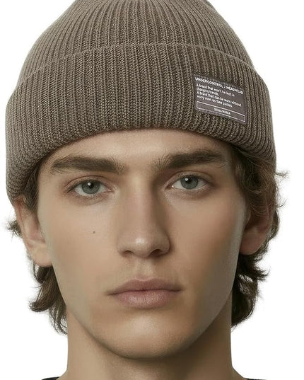 UNDERCONTROL Winter Trawler Fisherman Beanie Men Women Unisex Stylish Plain Docker Skull Hat Roll up Watch Cap Color Pack