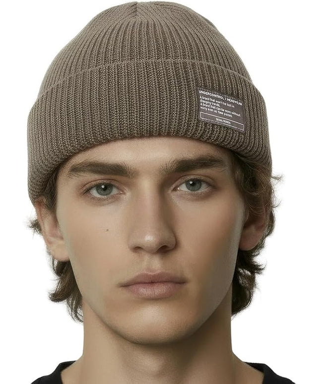 UNDERCONTROL Winter Trawler Fisherman Beanie Men Women Unisex Stylish Plain Docker Skull Hat Roll up Watch Cap Color Pack