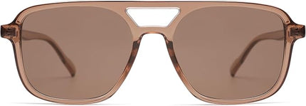 SOJOS Retro Aviator Sunglasses for Women Men,Trendy Rectangle Womens Mens Shades Sun Glasses SJ2202
