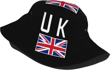 Funny Flag Bucket Hat for Men Women, Fisherman Hats Packable Fashion Sun Cap for Travel Outdoor Beach Boys Girls