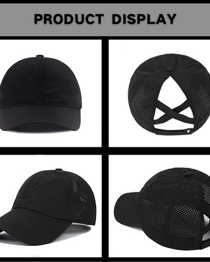 VOASTEK Running Hats for Men Baseball Cap Outdoor Essentials Runner Hat Jogging Cap Tennis Golf Workout Hats