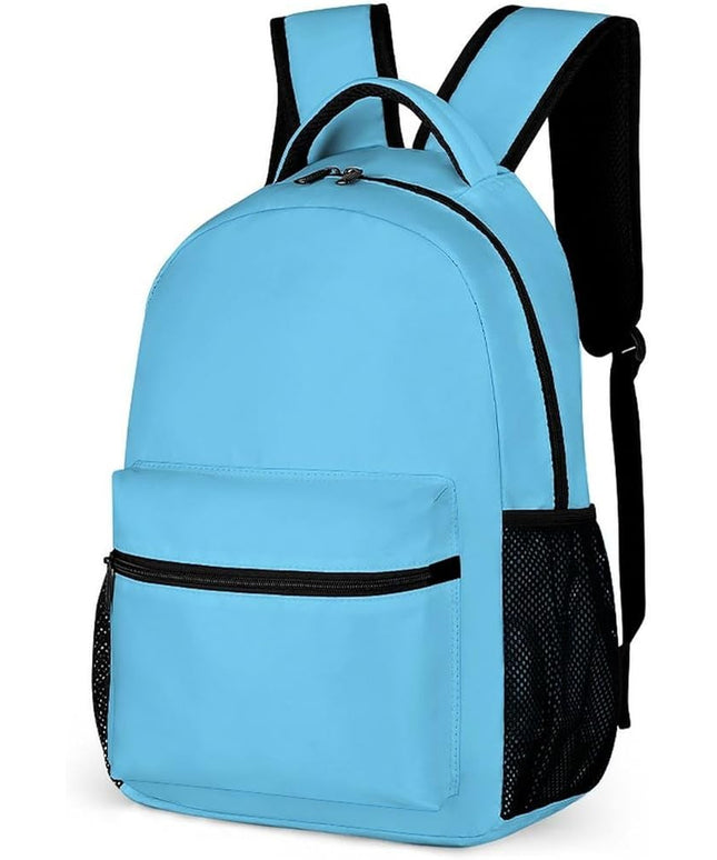 Fashion Sky Blue Backpack Lightweight Large Capacity Laptop Daybag for Travel Work