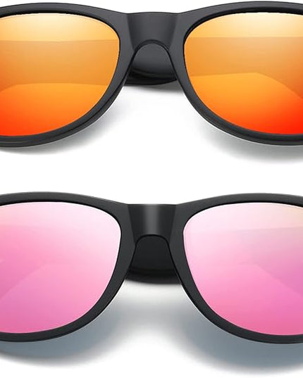 Polarized Sunglasses Womens Men - Sun glasses Fashion Trendy Driving Fishing UV Blocking UV400 Protection