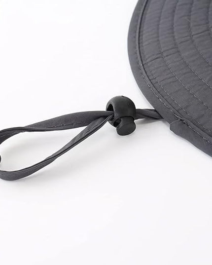 LLmoway Kids Sun Protection Hat Quick Dry Adjustable Wide Brim Mesh Bucket Hat