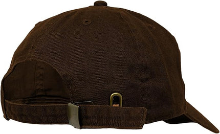 Glory Max 100% Cotton Baseball Cap Classic Plain Low Profile Golf Dad Hat Buckle Adjustable