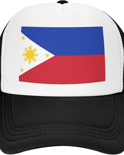 Cute Flag Baseball Cap for Men Women Mesh Trucker Hat Adjustable Patriotic Snapback Baseball Hat for Sports Running
