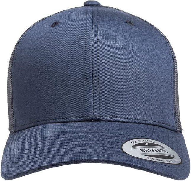 Yupoong Classic Premium Mesh 6 Panel Retro Trucker Cap | Mid Profile Snapback | OSFA | Bulk Pack Available