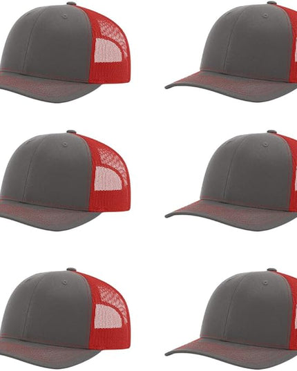 Richardson 112 Classic Six-Panel Adjustable Snapback Trucker Cap | Bulk Packs Available