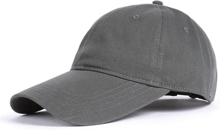 Zylioo XL XXL Oversize Baseball Cap, 100% Cotton Adjustable Dad Hat for Big Heads 23.5"-25.5", Soft Crown Large Size Cap