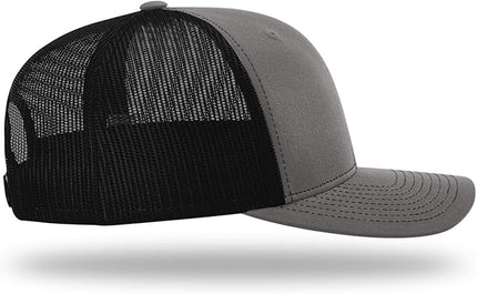 Richardson 112 Trucker Hat - Premium Adjustable Snapback Hat - Structured Six Panel Richardson Blank Caps